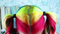 Rainbow Hair Tutorial - How to Dye your Hair Rainbow | OffbeatLook