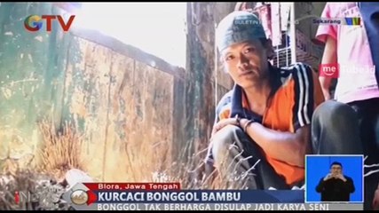 Terinsiparasi Film Fantasi The Hobbit, Bonggol Bambu Disulap Jadi Kurcaci