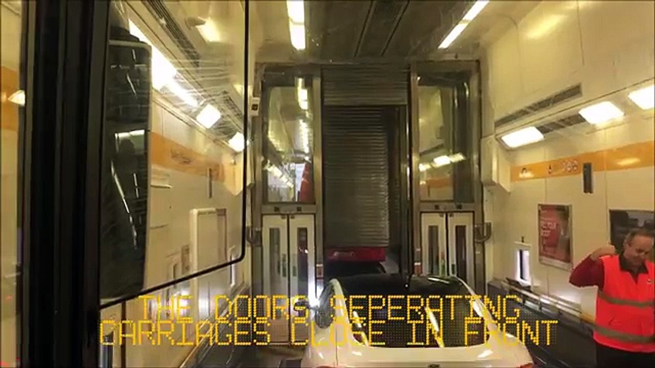 Eurotunnel Le Shuttle: From UK To France (Full Journey On Coach) (Saturday: 03/12/2016)