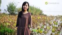 팔 없어도 문제없어! 팔없는 중국인 여성의 동영상들 화제