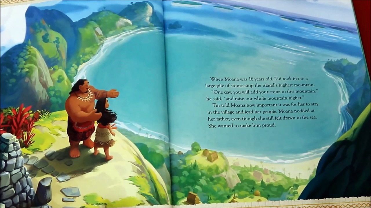 MOANA FULL STORY - Part 1 of 2 - Read Aloud by JosieWose