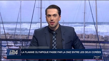 JO d'hiver : la flamme olympique passe par la DMZ entre les deux Corées