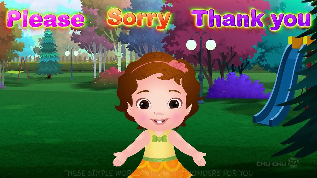 Say Please, Sorry and Thank You! - Good Habits For Children _  Nursery Rhymes & Kids Songs