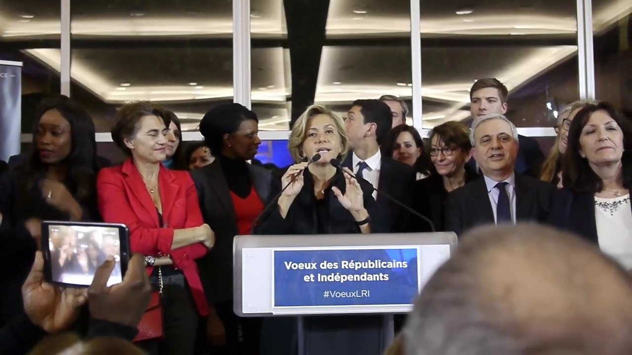 Extrait du discours de la présidente @vpecresse au vœux du groupe Les Républicains et Indépendants au conseil régional d'île de France. Le Jeudi 18 Janvier 2018