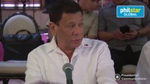 President Rodrigo Roa Duterte met the complainants who were victims of the luggage pilferage incident.