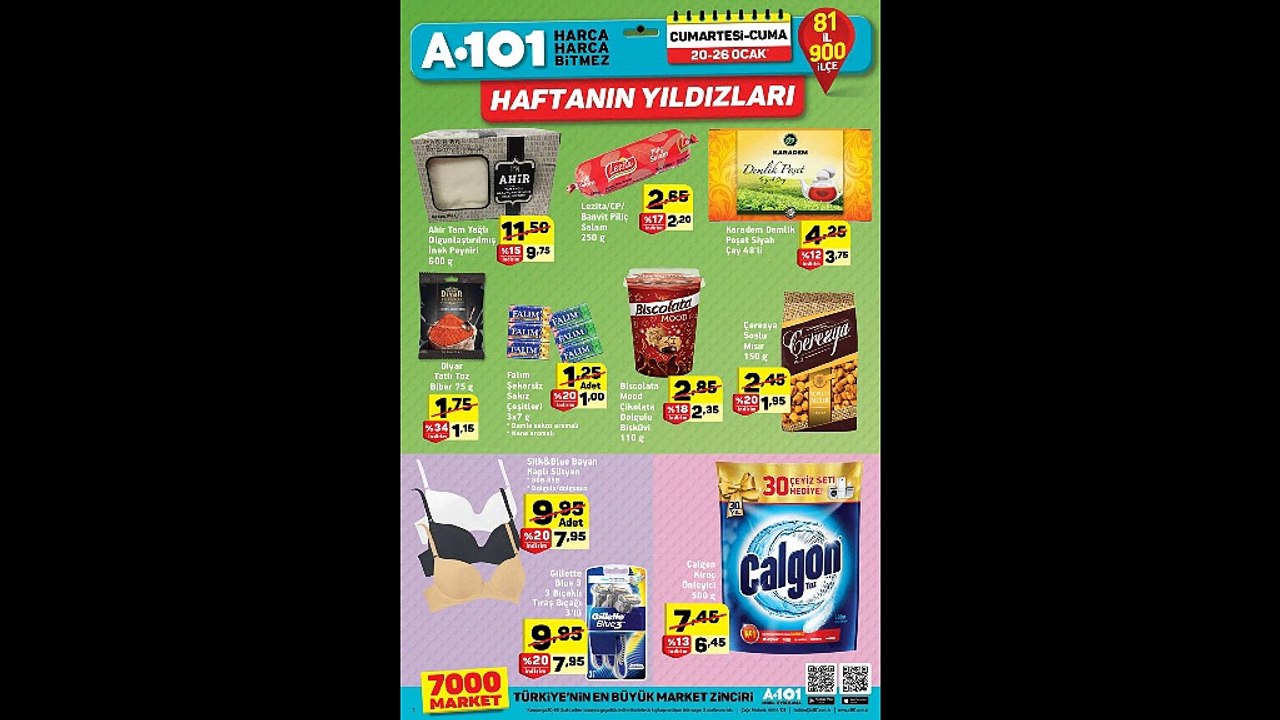 A101 25 Ocak 2018 - 1 Şubat 2018 Aktüel Ürünler Katalogu