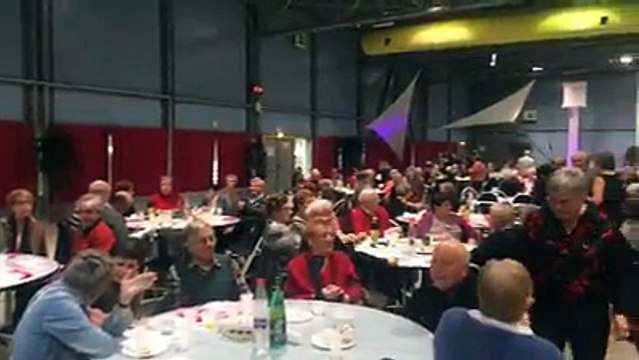 Michel Gourinchas a relâché la pression jeudi après-midi lors des voeux au seniors