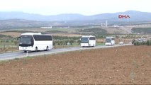 Kilis-Öso Mensuplarının Bulunduğu Belirtilen Yaklaşık 17 Otobüs Suriye'ye Gitmek İçin Sınıra Geldi