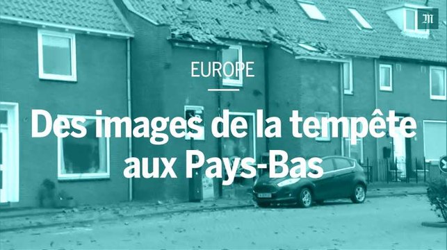 Aux Pays-Bas, des rafales à 140 km/h qui emportent les passants
