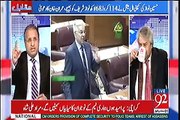 Rauf Klasra Badly Bashing on Khawaja Asif Over His Speech In Parliament