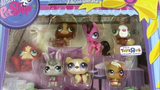 LPS Toys R Us Littlest Pet Shop Collectors 10 Pack Exclusive Set Unboxing Collection