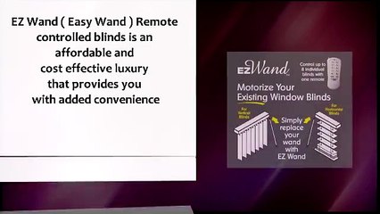 Automatic Blind Opener - Remotewindowblinds.com