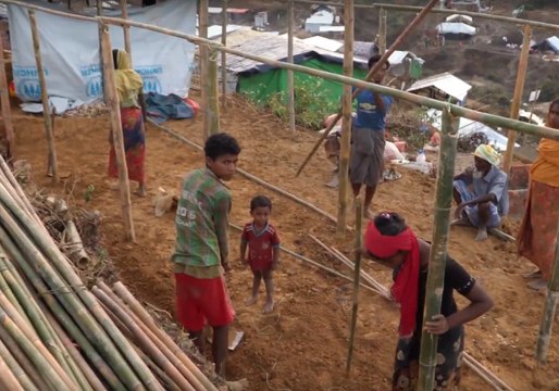 UN Agency Works to Weatherproof Rohingya Shelters Before Monsoon Season