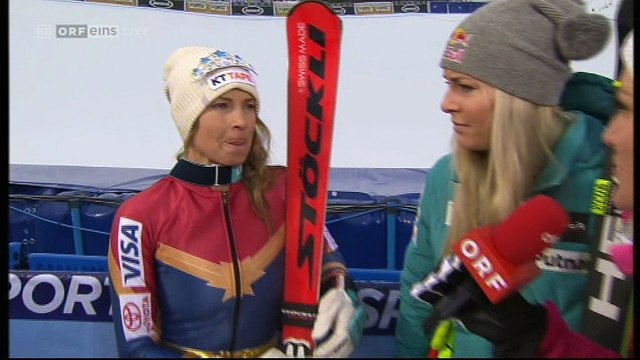Cortina d'Ampezzo Interview - Lindsey Vonn and Julia Mancuso