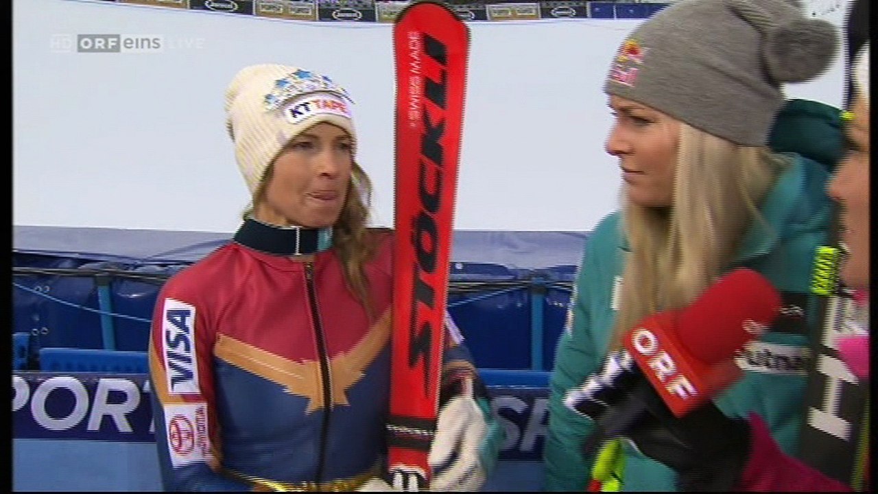 Cortina d'Ampezzo Interview - Lindsey Vonn and Julia Mancuso