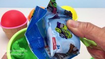 Play Doh Ice Cream Surprise Cups Disney Frozen Peppa Pig Thomas & Friends Star Wars Kinder Surprise