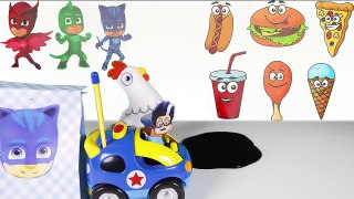 PJ Masks Cooking McDonalds Hamburger, Paw Patrol McDonalds Happy Meal toys Part 4