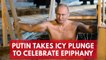 Putin takes icy plunge to celebrate epiphany
