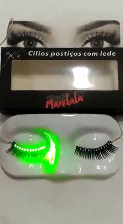 cílios com lede