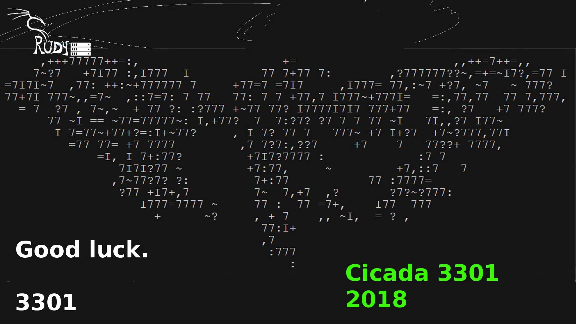 CICADA - 3301 2018 Game -Most Mysterious Internet Puzzle - video Dailymotion