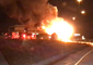 Firefighters Tackle Tanker Blaze on Utah Interstate