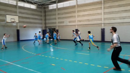 BUENA JUGADA Y CULMINACIÓN EN CANASTA DE ANTONIO GARCIA MONGE