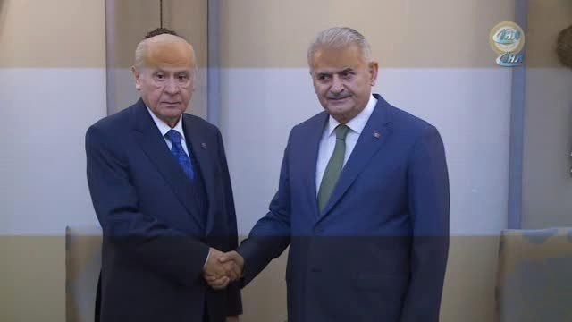 Başbakan Yıldırım, MHP Lideri Devlet Bahçeli ile Görüştü