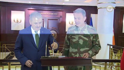 Başbakan Yıldırım, Genelkurmay Karargahı'nda - ANKARA