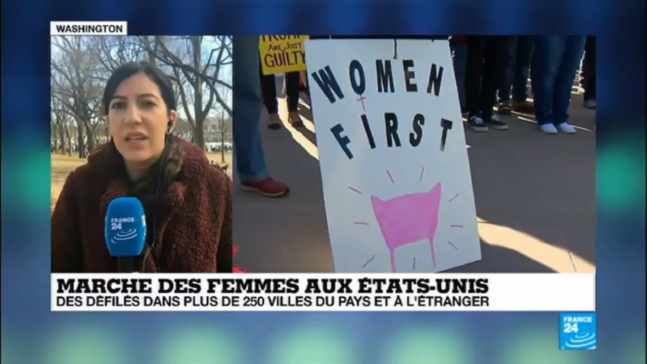 Des milliers de femmes dans la rue pour une seconde "Marche des femmes" aux États-Unis