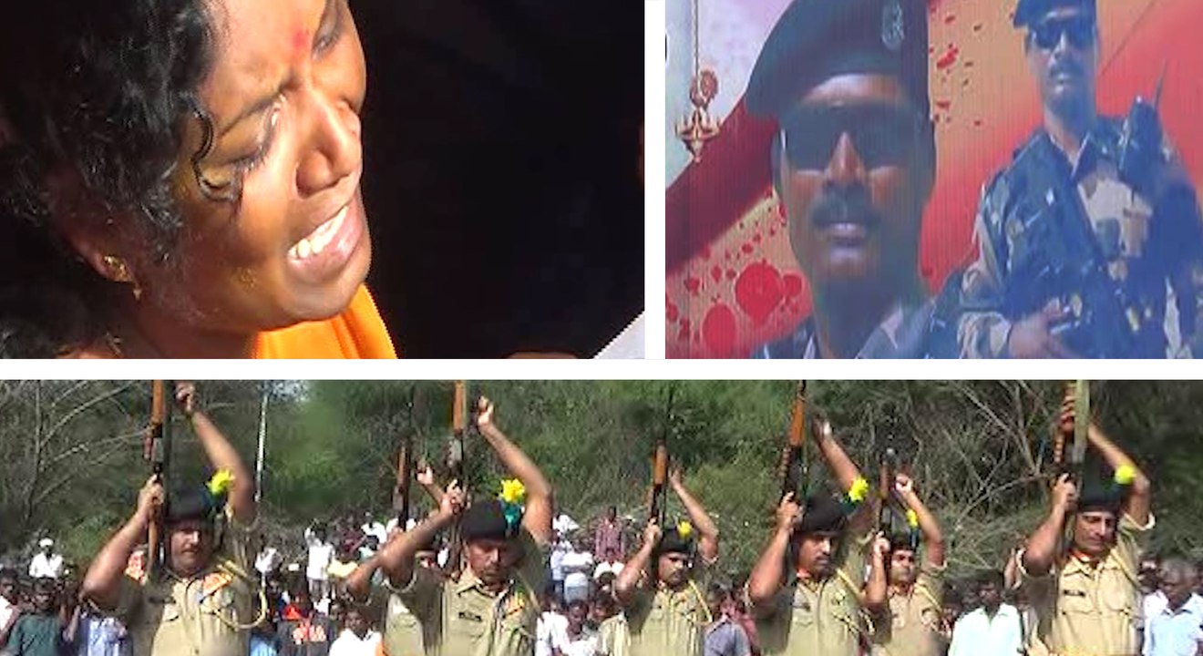 தீவிரவாதிகளால் சுட்டுக்கொள்ளப்பட்ட தமிழக ராணுவ வீரர் உடல் அடக்கம்