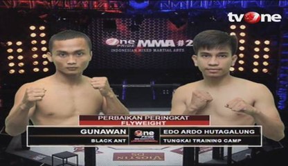 One Pride MMA Fly Weight, Gunawan VS Edo Ardo Hutagalung