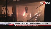 Toko Bahan Bangunan di Ciputat Terbakar Habis