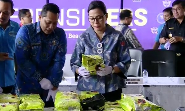 BNN dan Bea Cukai Gagalkan Penyelundupan Sabu dari Malaysia