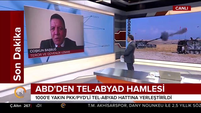 #SONDAKİKA ABD'den Tel-Abyad hamlesi