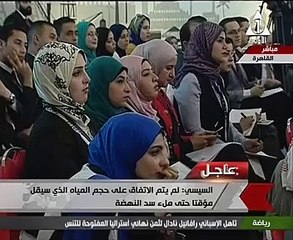 الرئيس السيسي: "أنشانا أكبر برنامج لإعادة تدوير المياه"