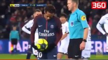 Neymar perseri ben sherr me Cavanin, i rremben topin per penalltine dhe... (360video)