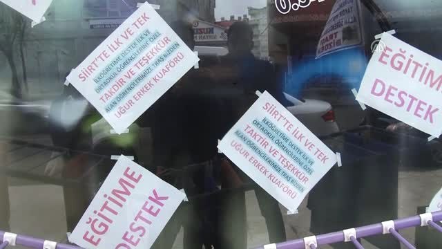 Siirt'te Başarılı Öğrencilere Ücretsiz Tıraş