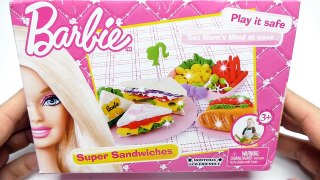 Barbie Super Sandwiches Cooking - DIY Toys