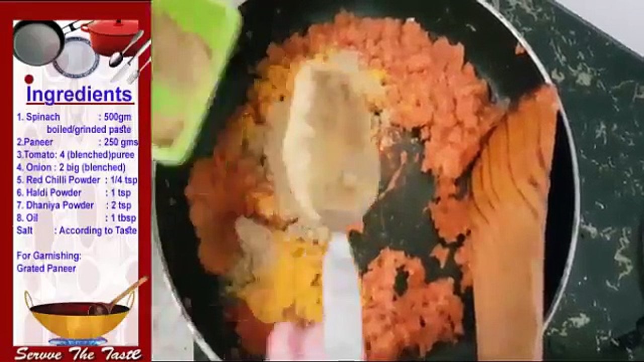 झटपट बनायें होटल जैसा मस्त पालक पनीर