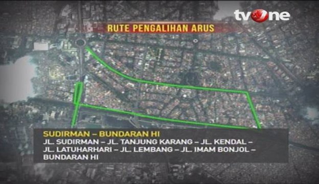 Rute Pengalihan Arus Demo FPI Terkait Kasus Ahok