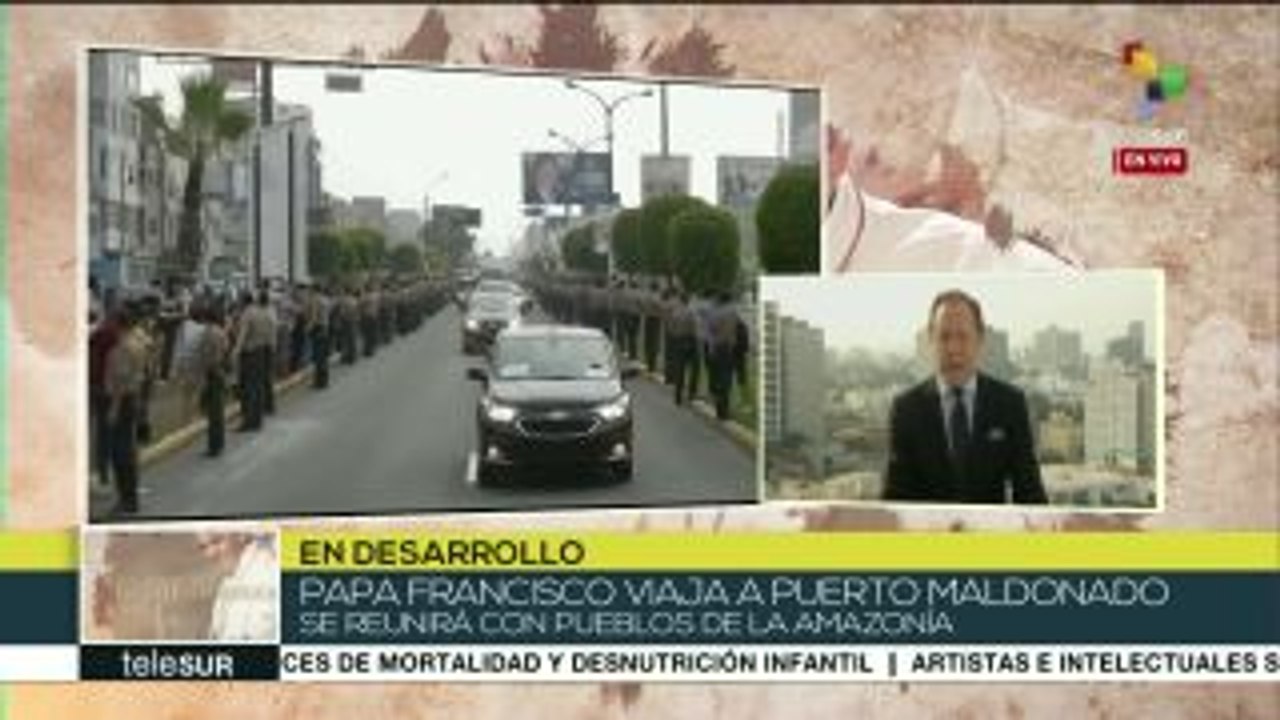 La visita del papa Francisco a Perú es pastoral