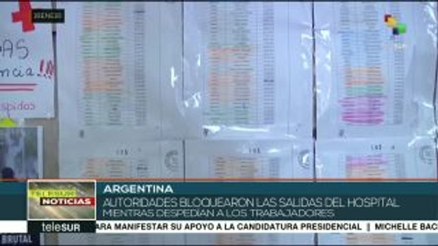 Argentina: Al menos 120 trabajadores del Hospital Posadas despedidos