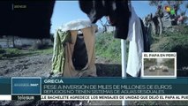 Campos de refugiados en Grecia, en ínfimas condiciones