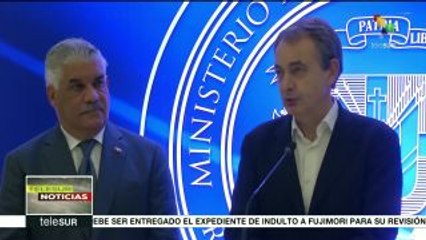 Zapatero apela a comunidad internacional a apoyar diálogo venezolano