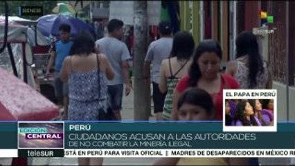 Download Video: teleSUR Noticias: Papa Francisco llega a Perú