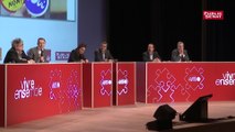 Bruno Retailleau, Eric Coquerel aux assises nationales de la citoyenneté, à Rennes