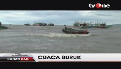 Gelombang Tinggi di Laut Jawa, Nelayan Tidak Berani Melaut