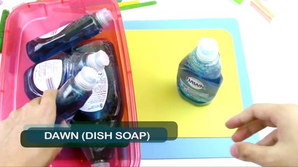 How To Make Dish Soap Slime! Giant Fluffy Slime without shaving cream, borax, baking soda, detergent