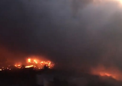 Flames Engulf Warehouse, Prompting Street Closures in Sumter