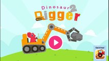Fun Baby Dino Trucks - Kids Play Dinosaur Digger Crane Construction - Dinosaurs Trucks & Diggers